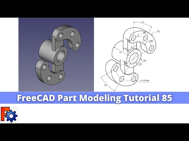 'Video thumbnail for FreeCAD Part Modeling Tutorial 85 | FreeCAD Tutorial | Mechnexus |'
