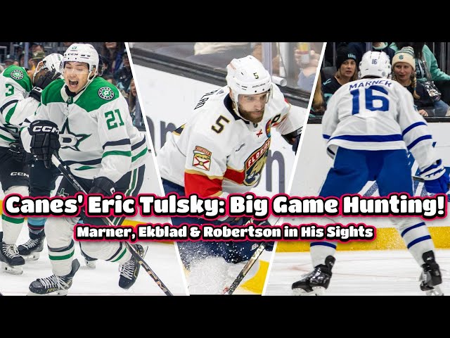 Video thumbnail for Free Agency Frenzy: Who's on Canes' Eric Tulsky's Wish List?