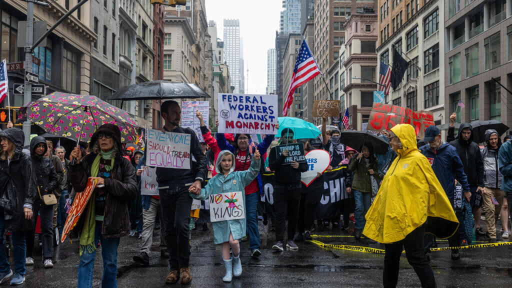 'Video thumbnail for 'No Kings' protests erupt in thousands of US cities'