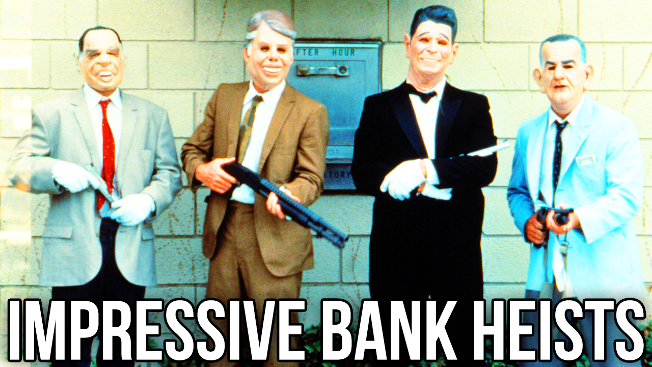 Video thumbnail for Most IMPRESSIVE Bank Heists Pulled Off By Criminals