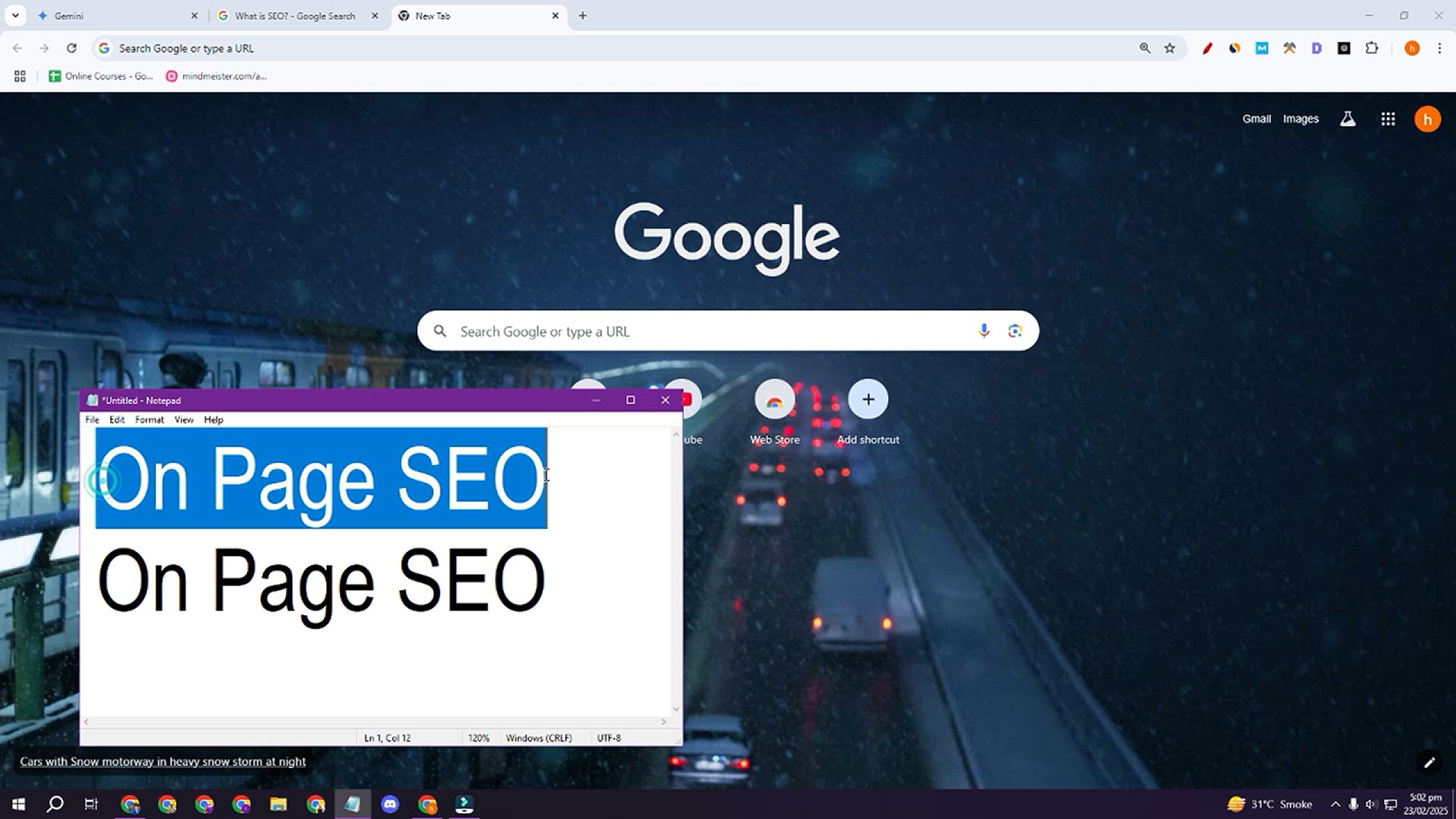 'Video thumbnail for What is On Page SEO and Off Page SEO?'