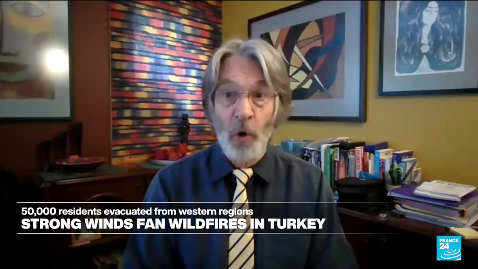 'Video thumbnail for More than 50,000 evacuated as Turkey wildfires rage'