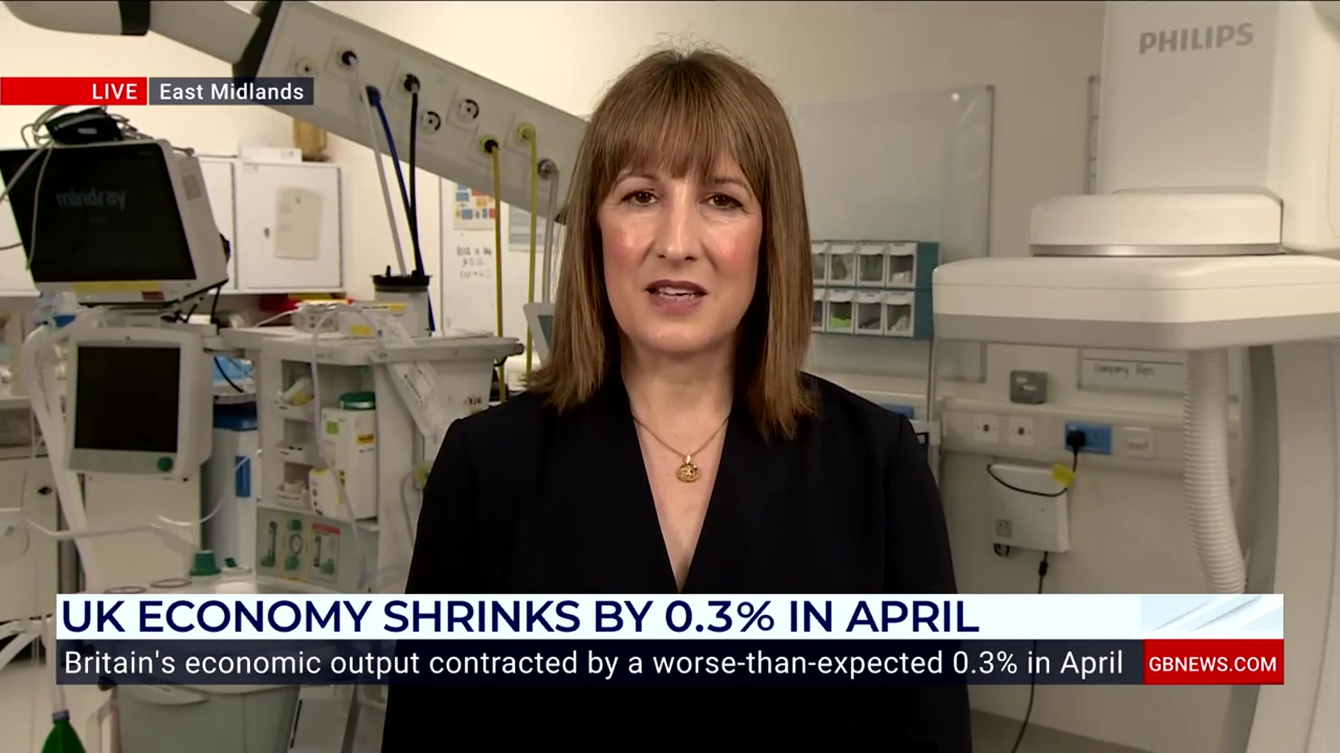 'Video thumbnail for ‘Disappointing’ but ‘not surprising’ GDP figures down to Donald Trump, says Chancellor'