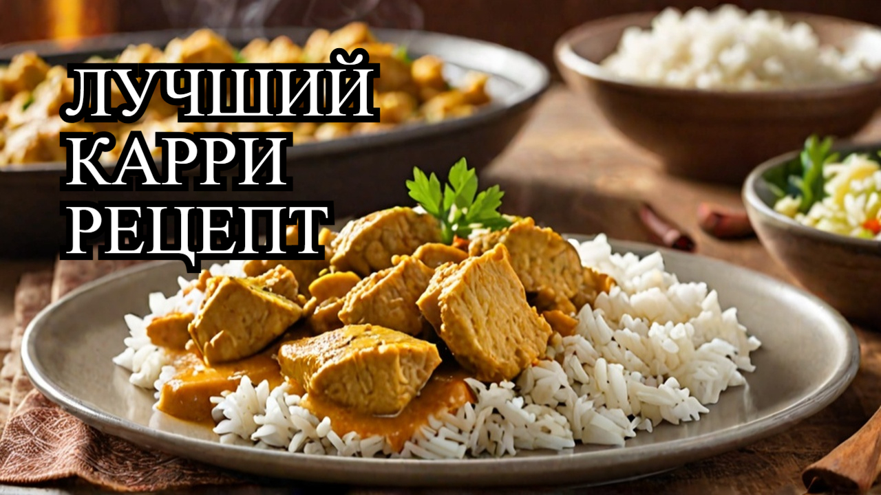 'Video thumbnail for Курица карри'