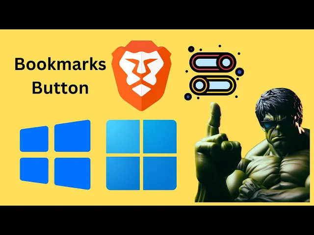 'Video thumbnail for How to Show or Hide Bookmarks Button in Brave Browser on Windows 11 or 10 | GearUpWindows Tutorial'