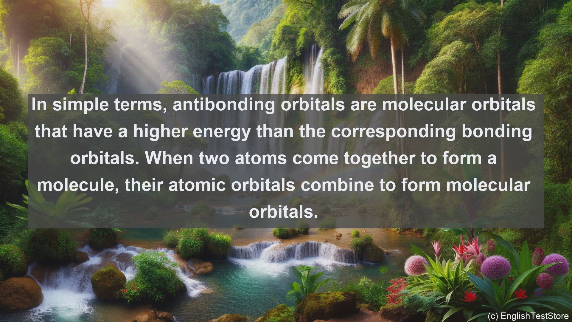 'Video thumbnail for Antibonding orbital in science  definition and examples'