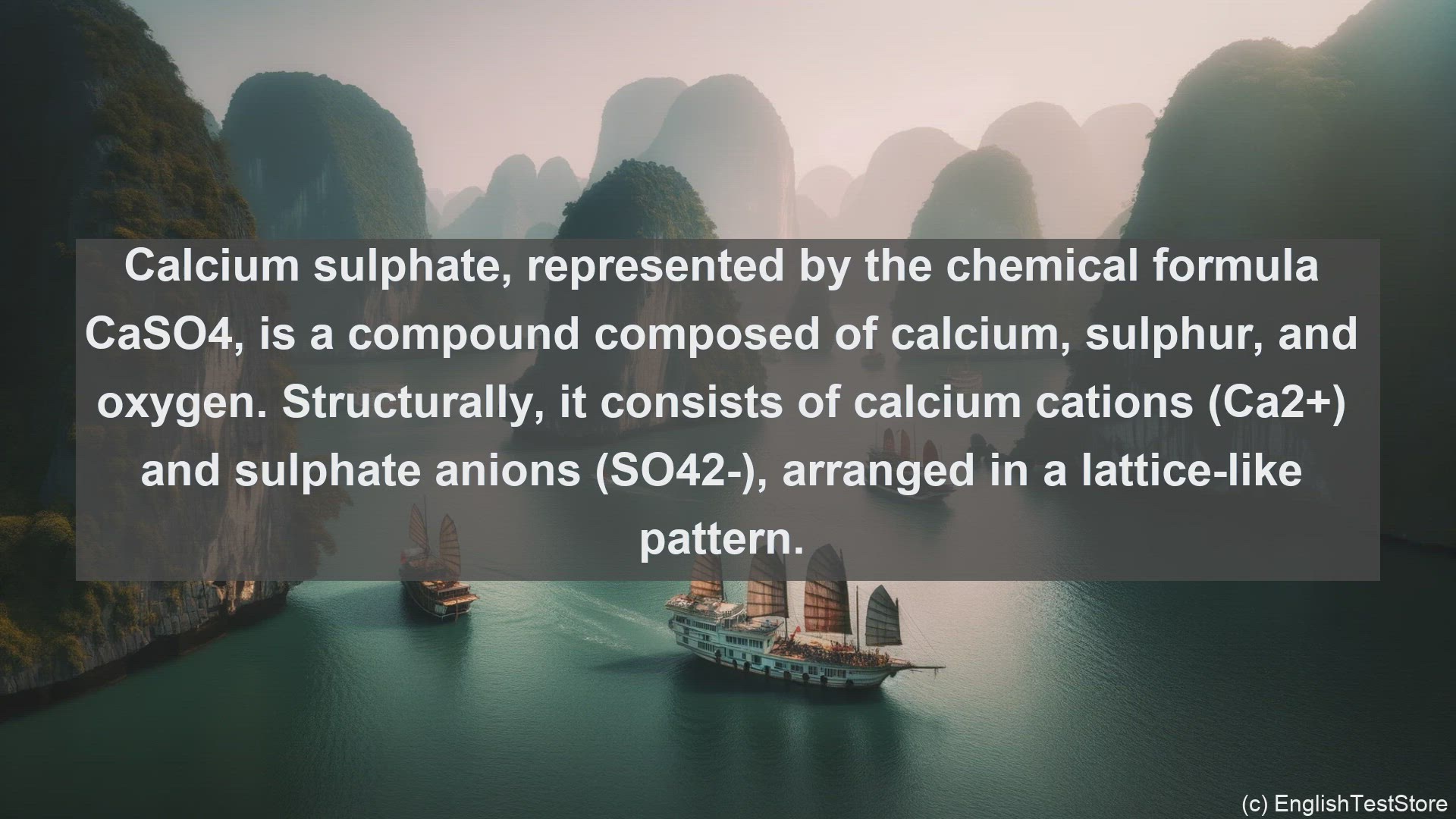 'Video thumbnail for Calcium sulphate in science  definition and examples'