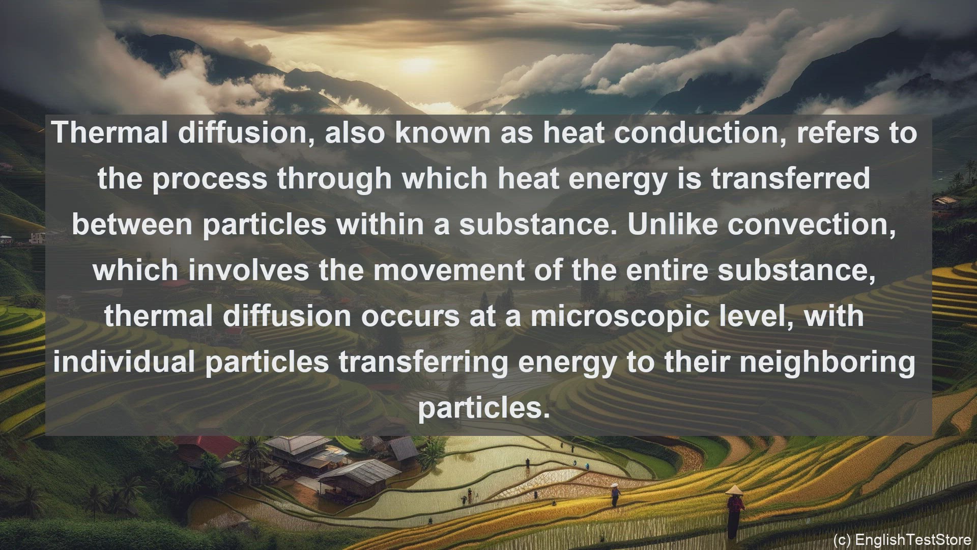 'Video thumbnail for Thermal diffusion in science  definition and examples'