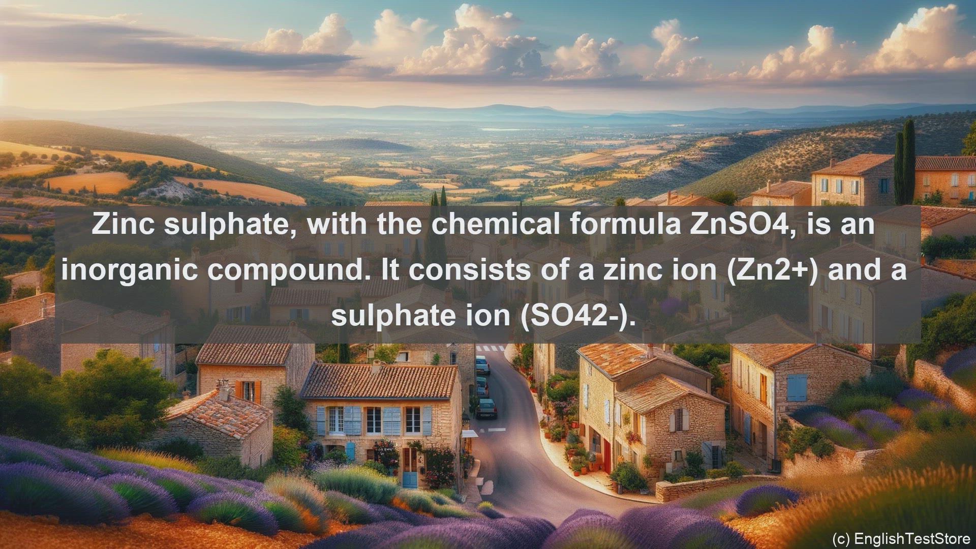 'Video thumbnail for Zinc sulphate in science  definition and examples'