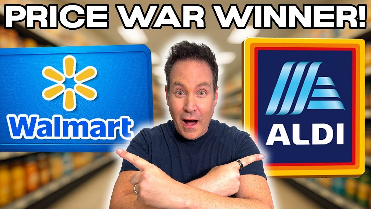Video thumbnail for Walmart vs Aldi: Who Has the Cheapest Groceries?
