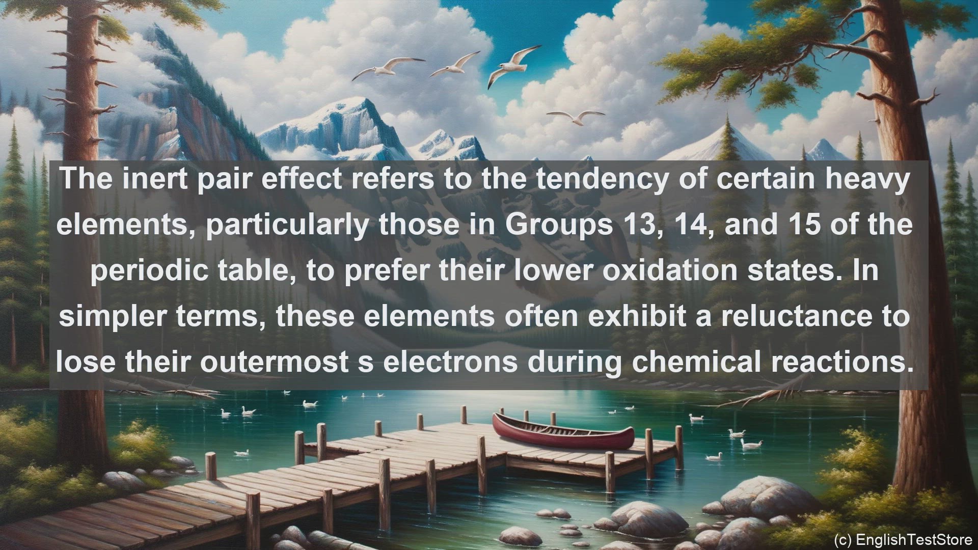 'Video thumbnail for Inert pair effect in science  definition and examples'