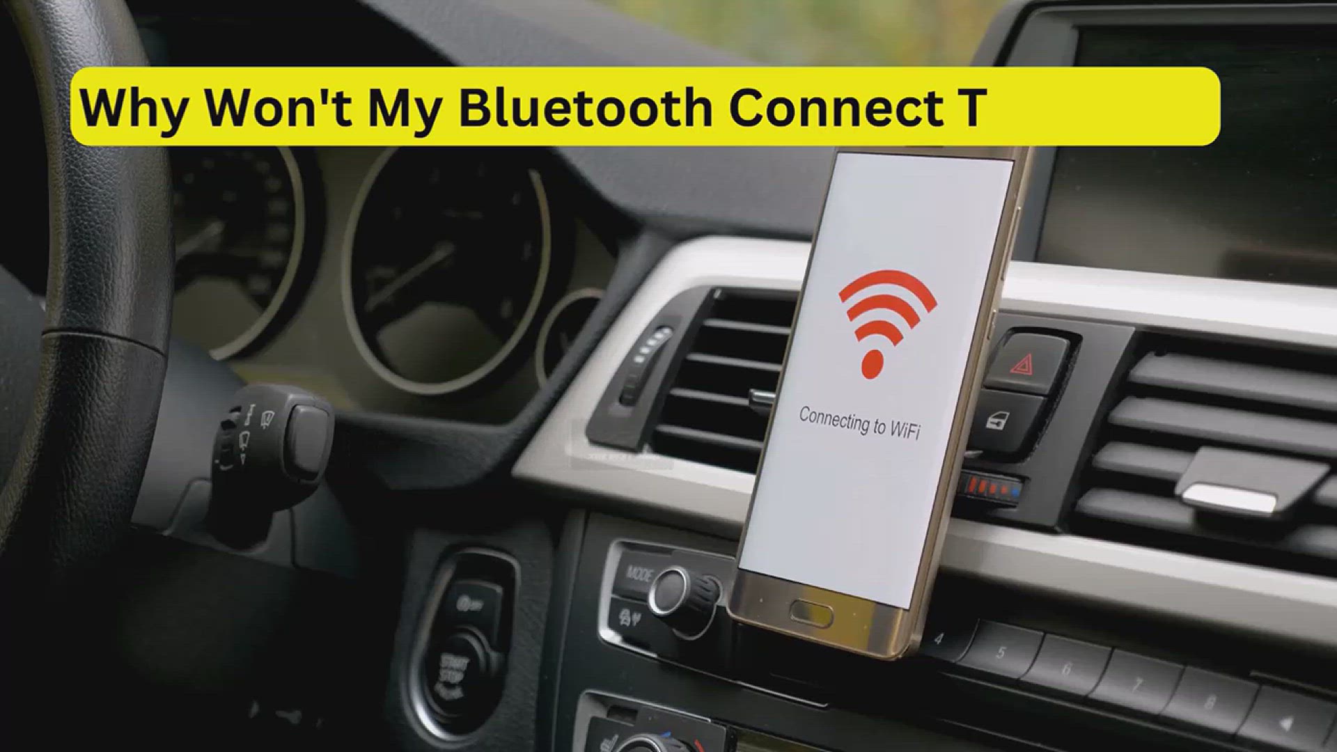 'Video thumbnail for Why Won't My Bluetooth Connect To My Car'