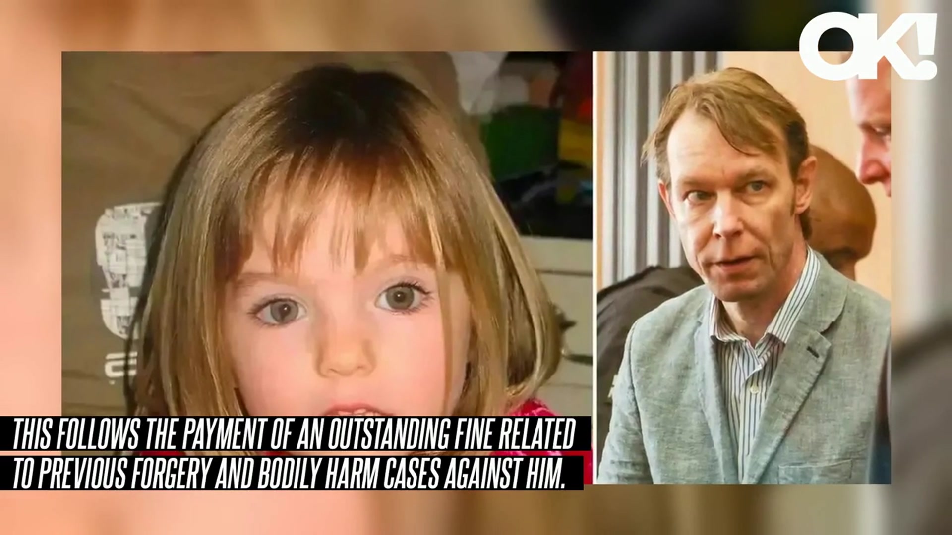 'Video thumbnail for Madeleine McCann Prime Suspect Could Be Released Within 3 Months After Mystery Person Pays Convicted Rapist's Fine'