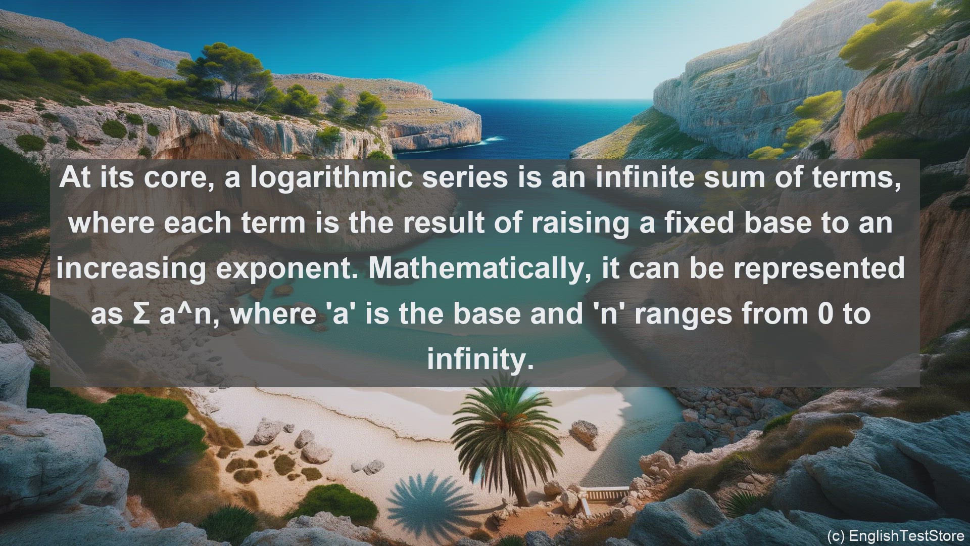 'Video thumbnail for Logarithmic series in science  definition and examples'