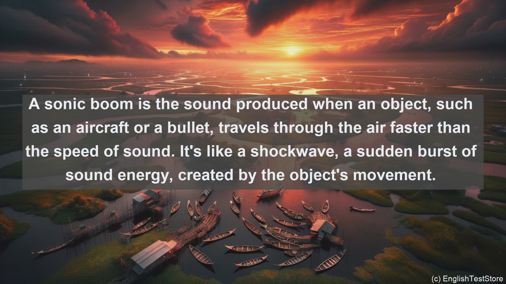 'Video thumbnail for Sonic boom in science  definition and examples'