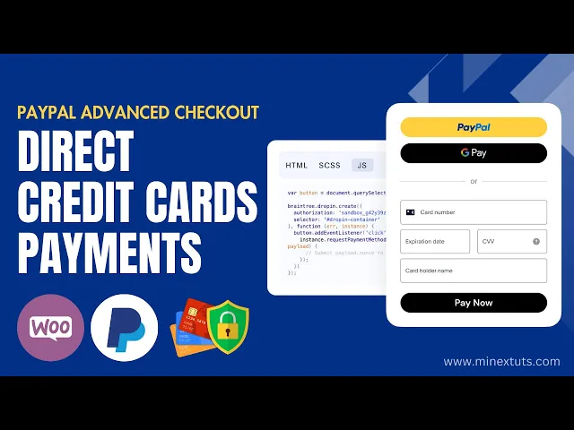'Video thumbnail for Accept Credit Card Payments Directly on Your Site with PayPal Advanced Checkout | Payment Gateway'