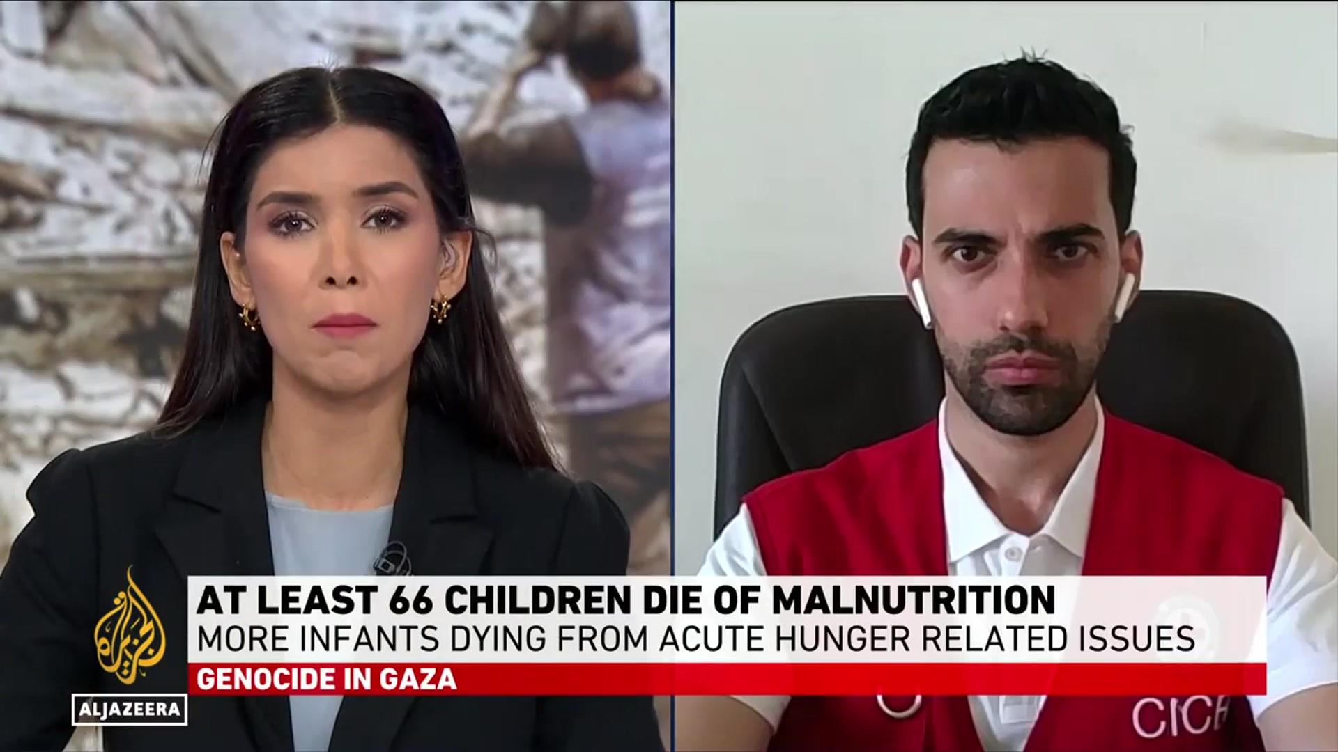 'Video thumbnail for Acute malnutrition impacting everyone in Gaza, especially children: ICRC'
