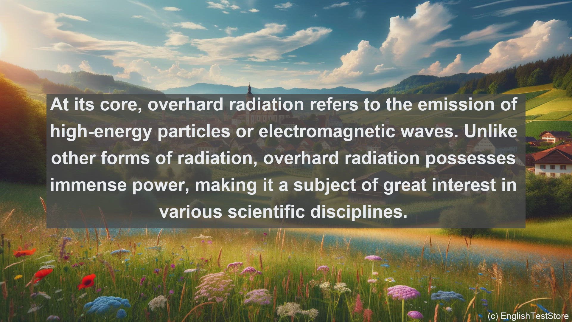 'Video thumbnail for Overhard radiation in science  definition and examples'