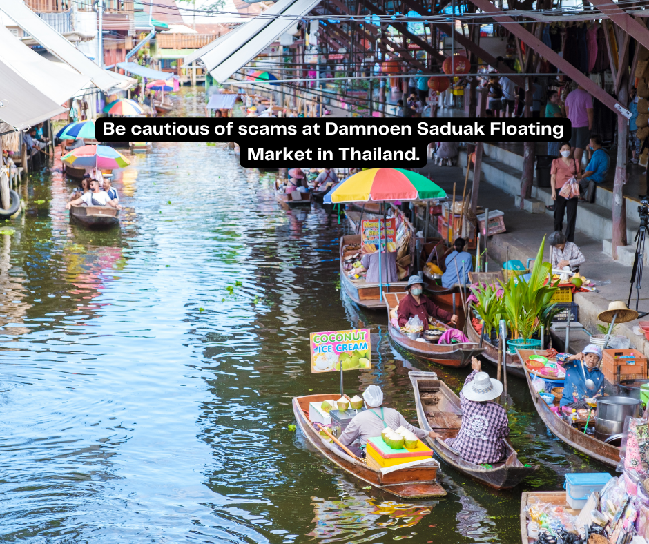 Video thumbnail for Beware of Scams at the Damnoen Saduak Floating Market in Thailand