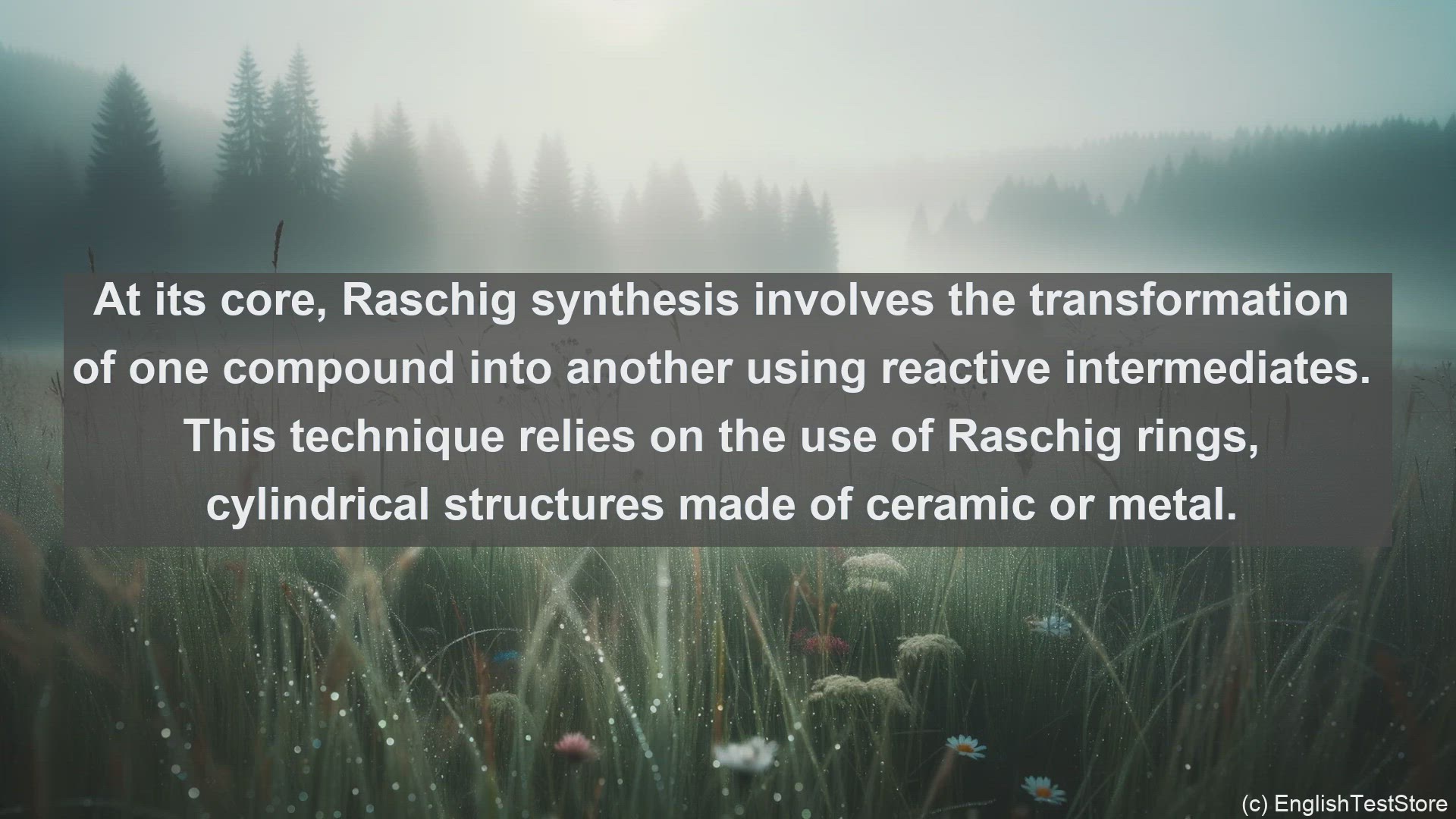 'Video thumbnail for Raschig synthesis in science  definition and examples'