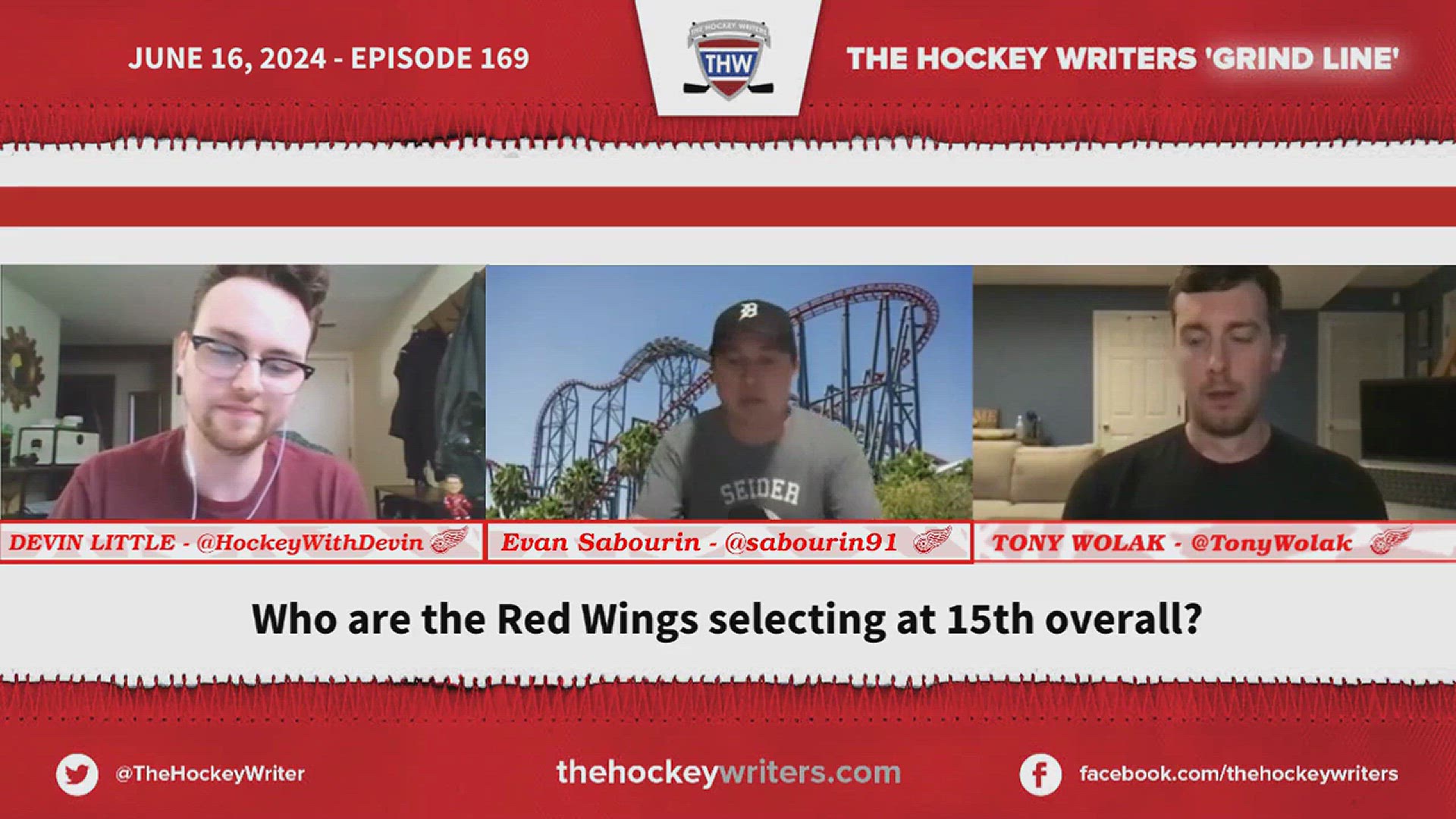 'Video thumbnail for 2024 NHL Mock Draft - Red Wings Select Beckett Sennecke at 15th Overall'