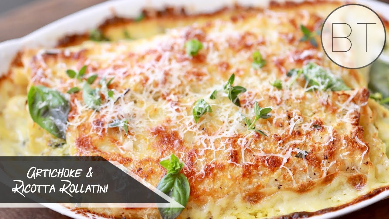 Video thumbnail for Artichoke & Ricotta Rollatini
