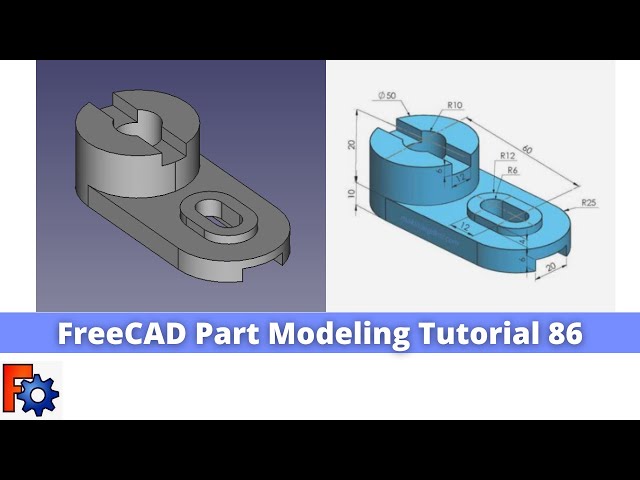'Video thumbnail for FreeCAD Part Modeling Tutorial 86 | FreeCAD Tutorial | Mechnexus |'