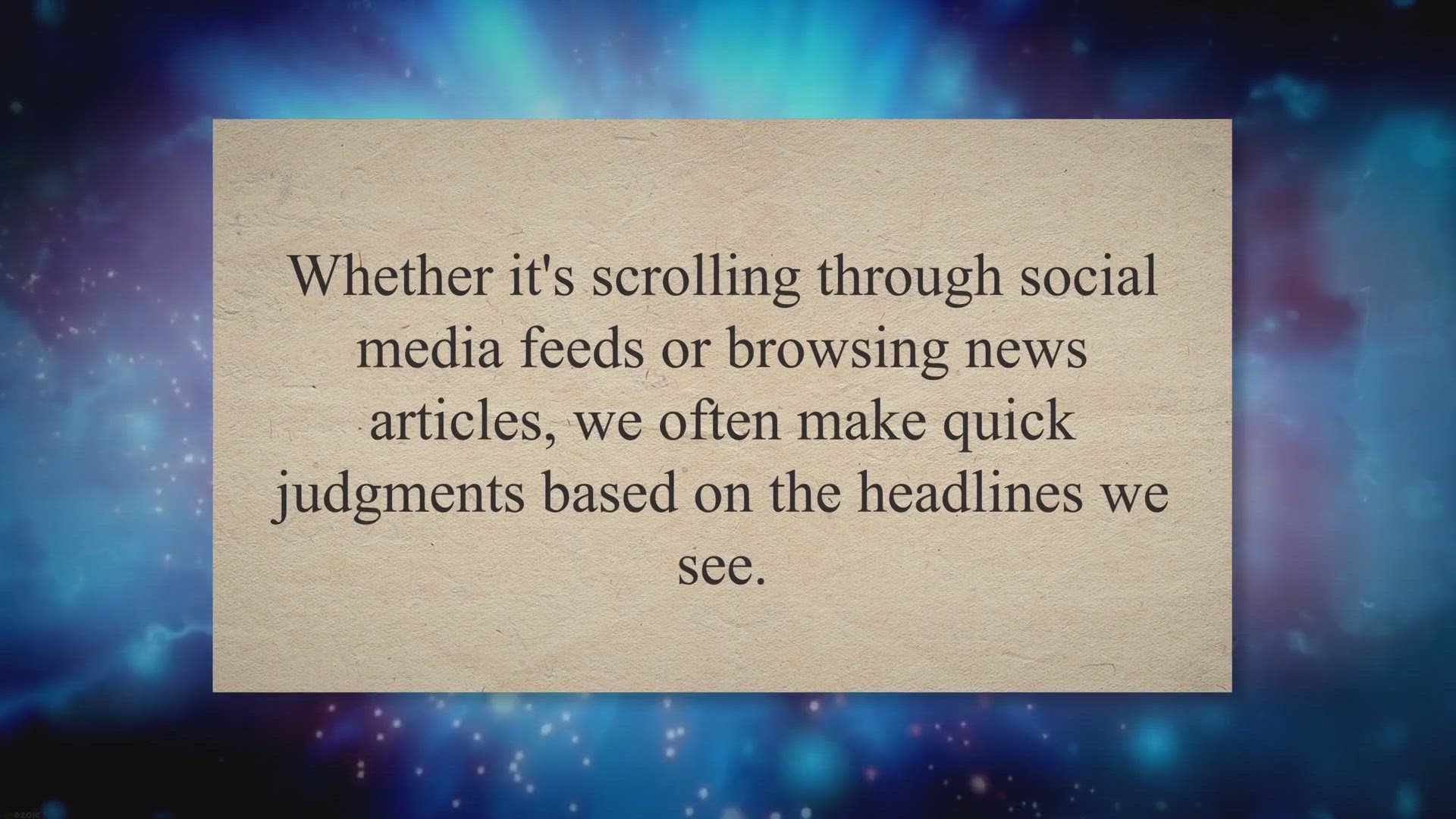 Video thumbnail for Beyond the Headlines: Unmasking the Truth - Why Reading Until the End Matters