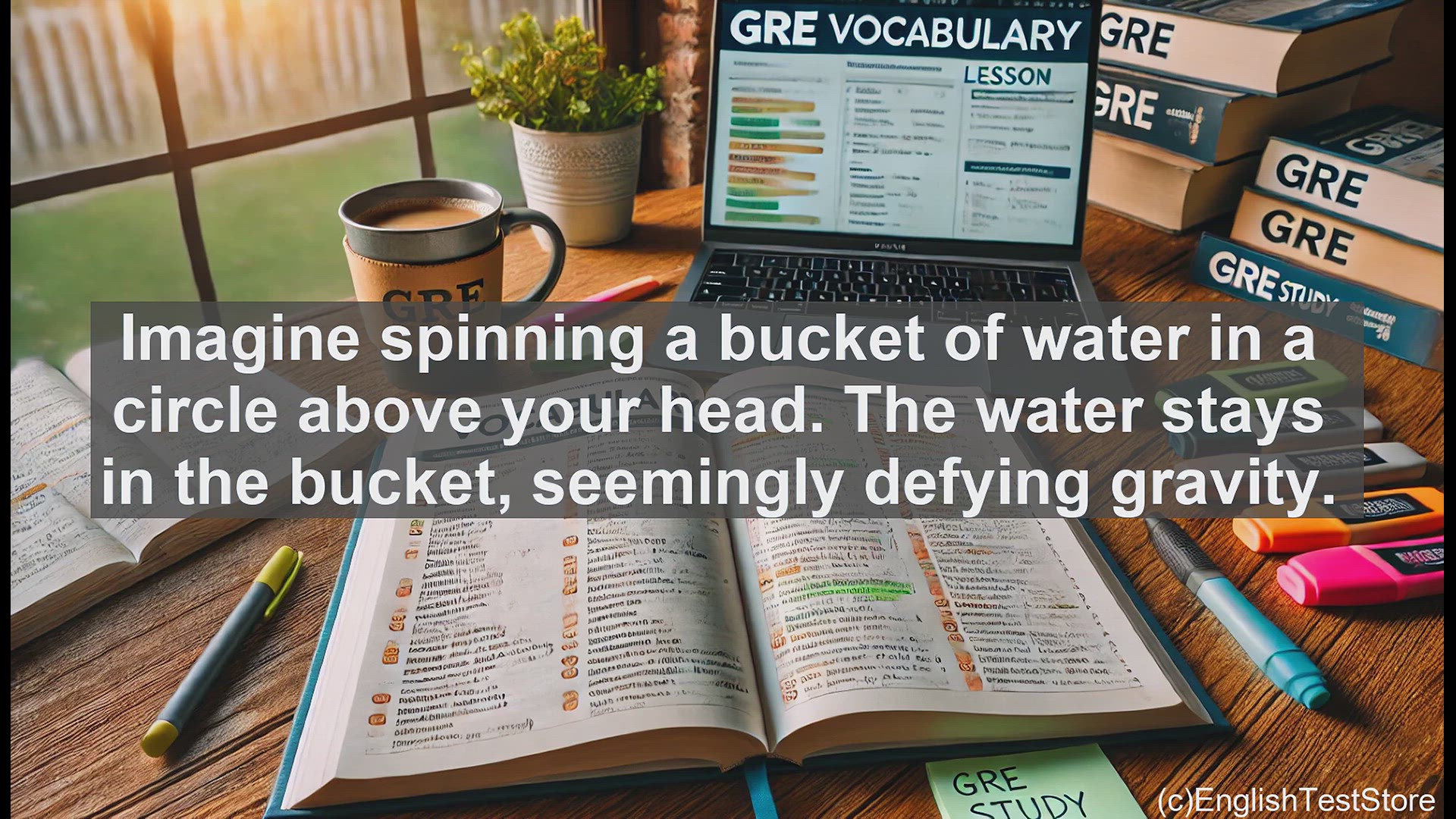 'Video thumbnail for GRE Vocabulary Lesson: Centrifugal Force - Defying Gravity in Everyday Life'