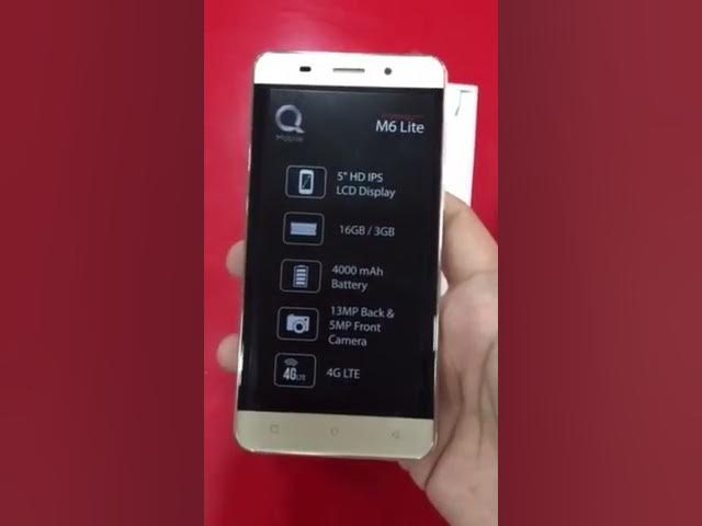 Video thumbnail for Qmobile M6 Lite