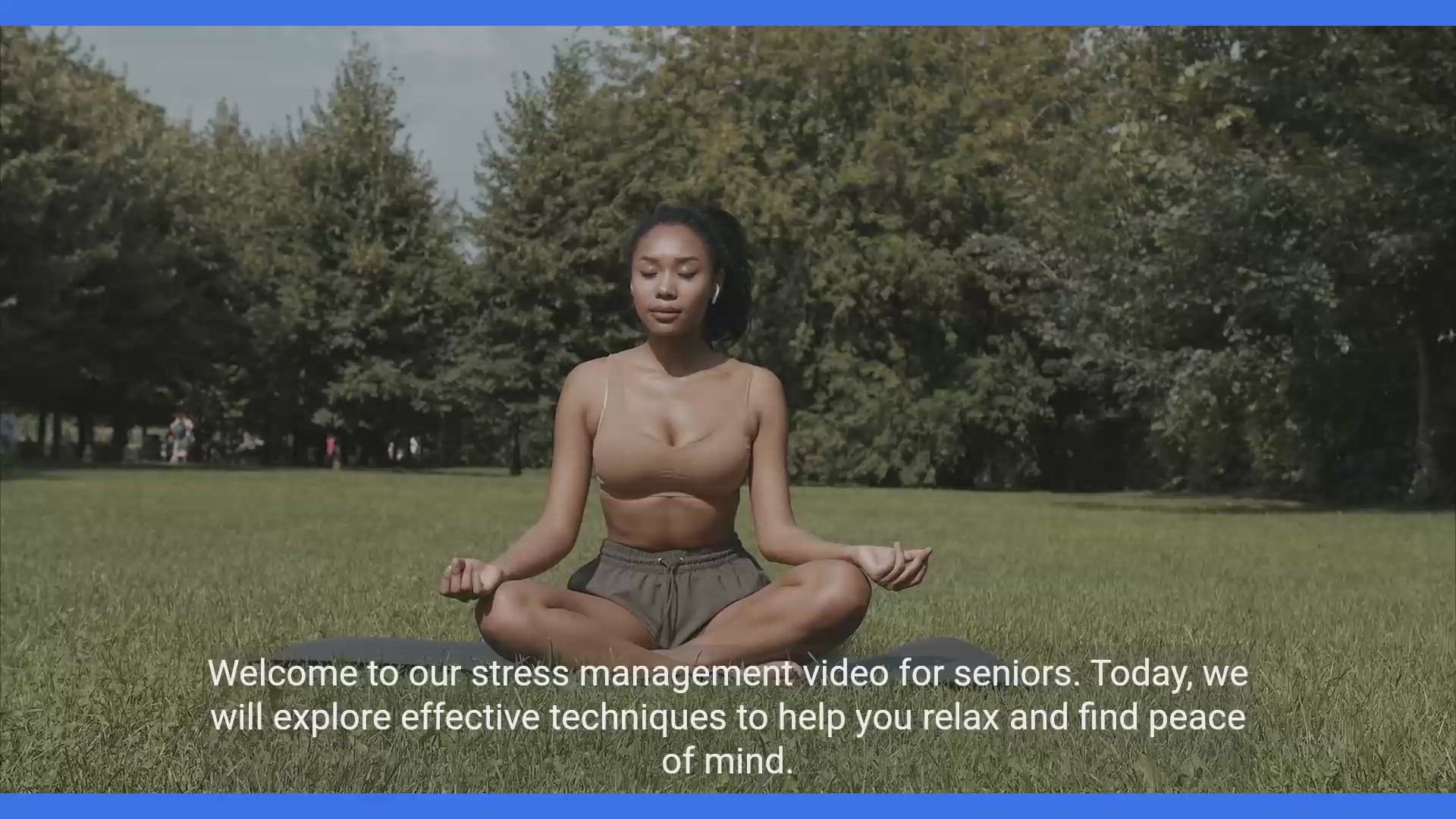 'Video thumbnail for Effective Stress Management Techniques for Seniors'