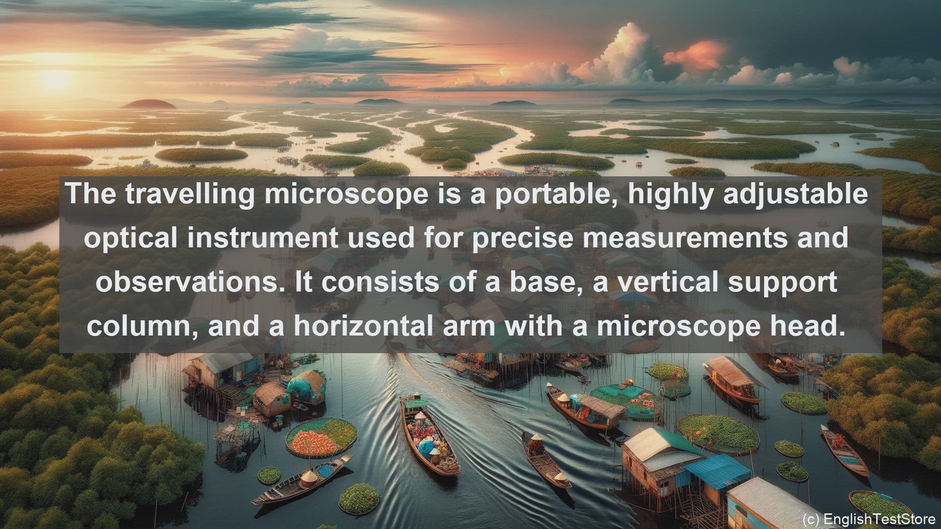'Video thumbnail for Travelling microscope in science  definition and examples'