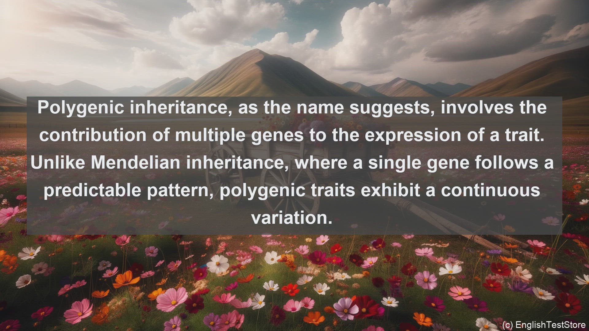 'Video thumbnail for Polygenic inheritance in science  definition and examples'