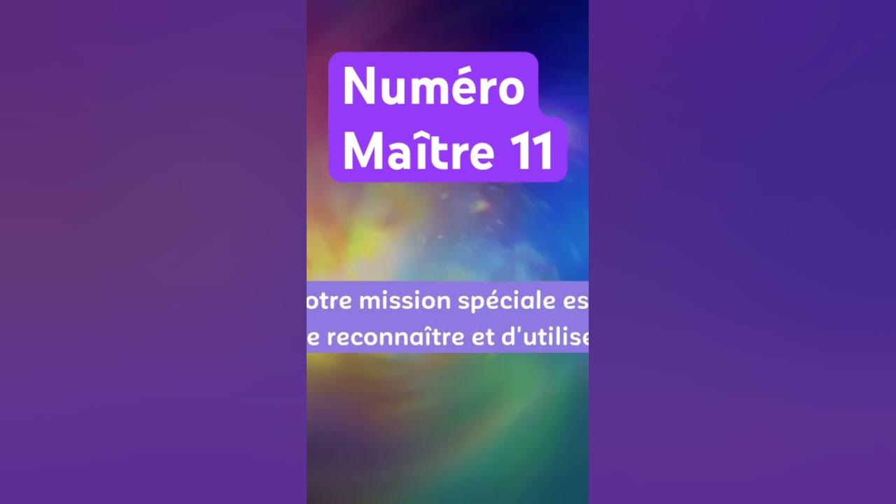 'Video thumbnail for Numéro maître 11'