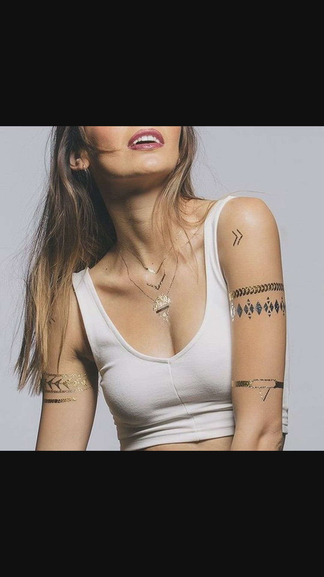 'Video thumbnail for women arm band tattoo designs and ideas'