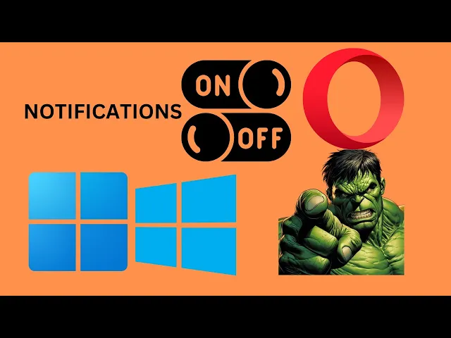 'Video thumbnail for How to Turn On or Off Notifications in Opera on Windows 11 or 10 | GearUpWindows Tutorial'