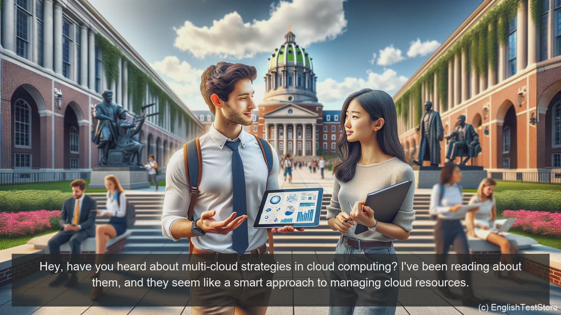 'Video thumbnail for English Conversation for Informatics Engineering: Cloud Computing Multi-Cloud Strategies'