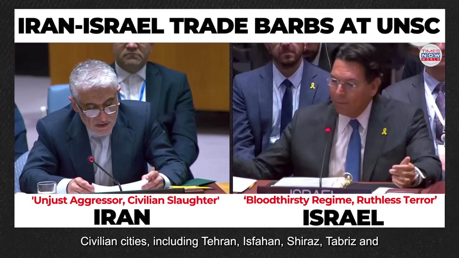 'Video thumbnail for “How dare you…” Fury Unleashed as Iran-Israel Trade Barb In UN Showdown  | Times Now World'