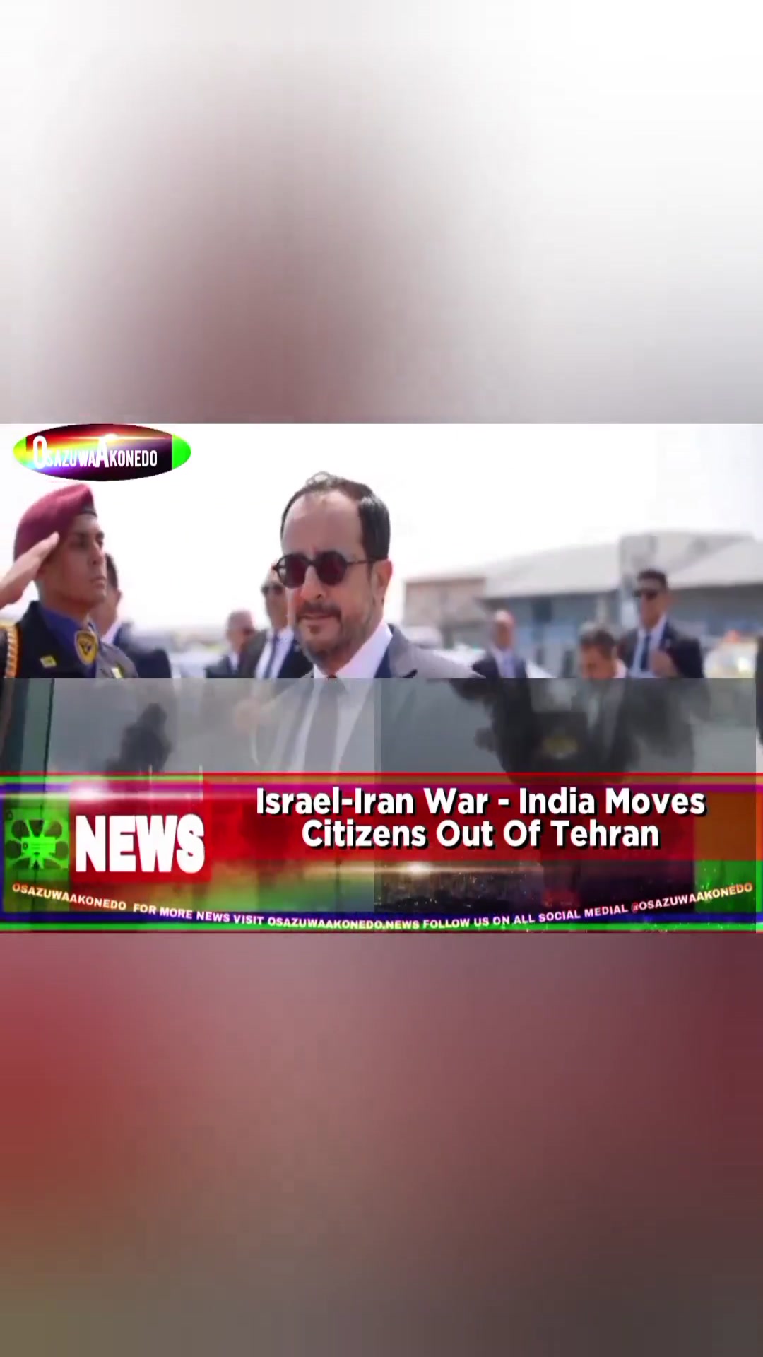 'Video thumbnail for Israel-Iran War - India Moves Citizens Out Of Tehran '