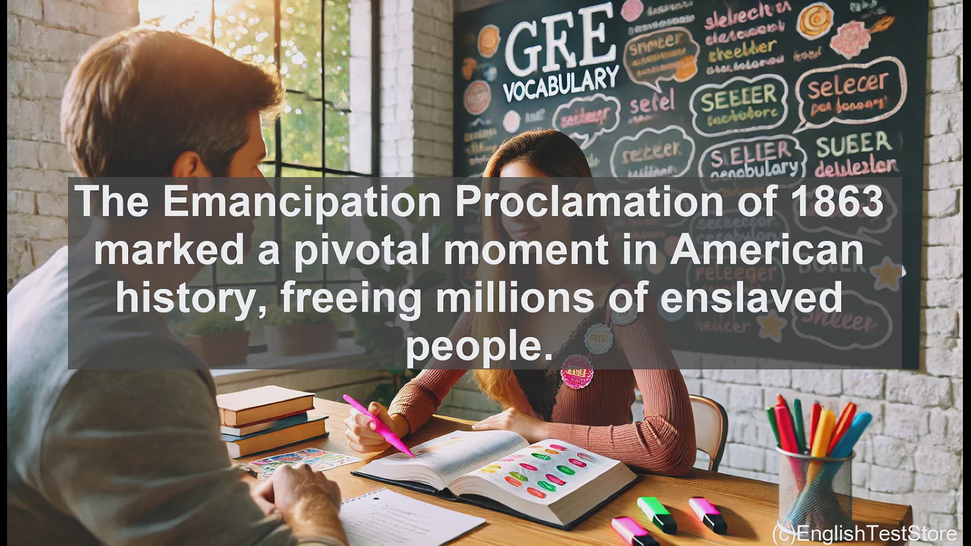'Video thumbnail for GRE Vocabulary Lesson: Emancipation - The Power of Freedom'