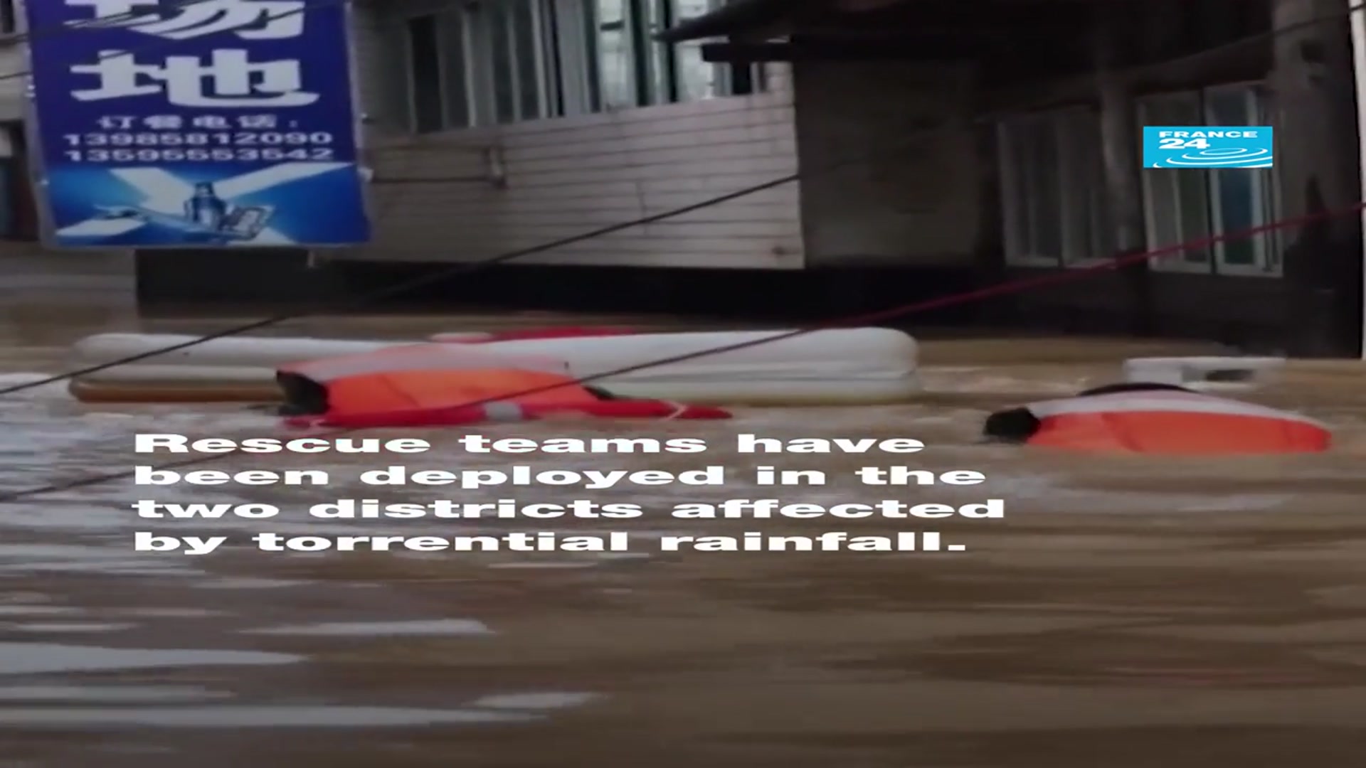 'Video thumbnail for China: 6 killed in extreme floods'