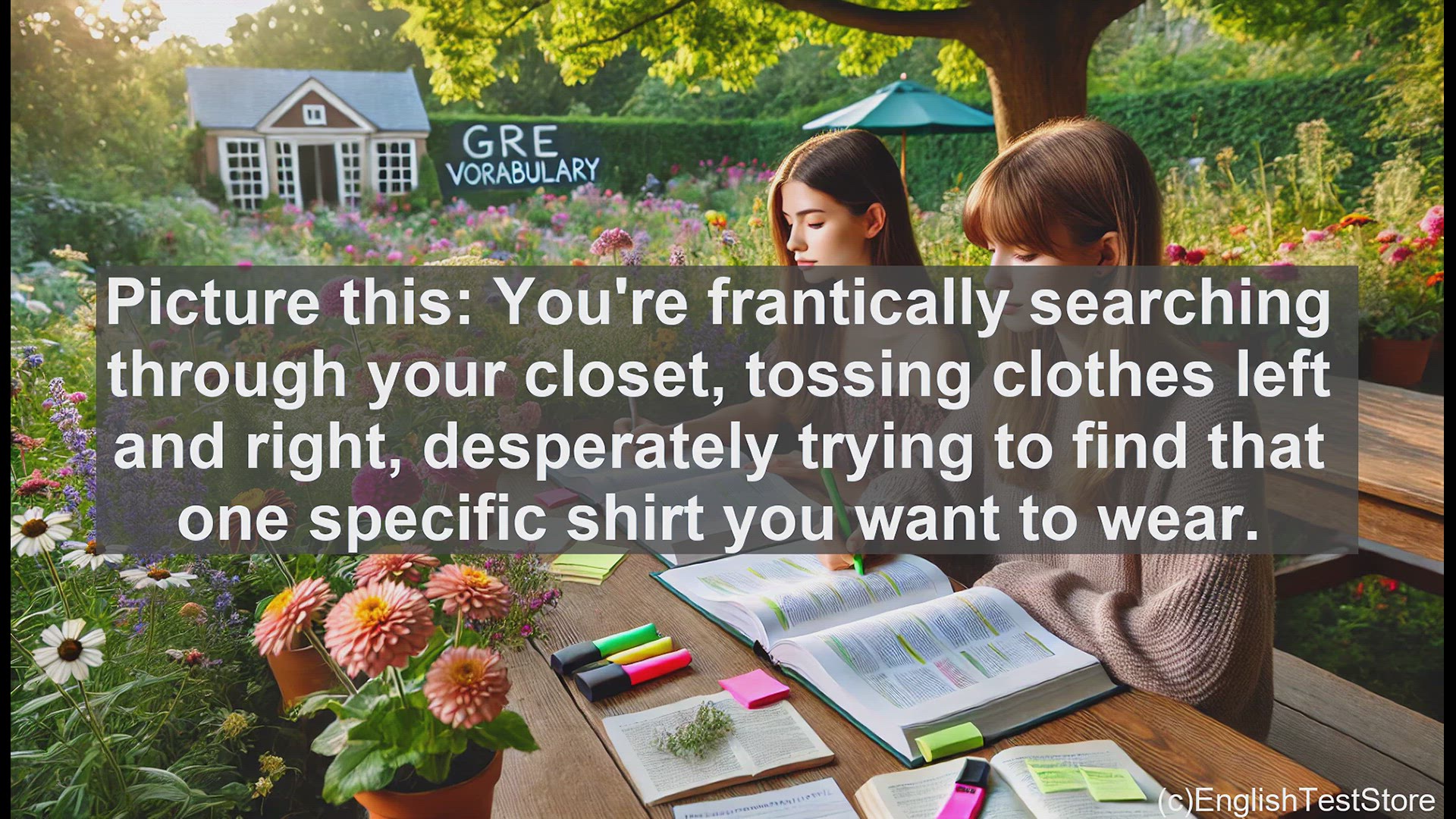 'Video thumbnail for GRE Vocabulary Lesson: Rummaging Through the Vocabulary - Exploring the Word 'Rummage''