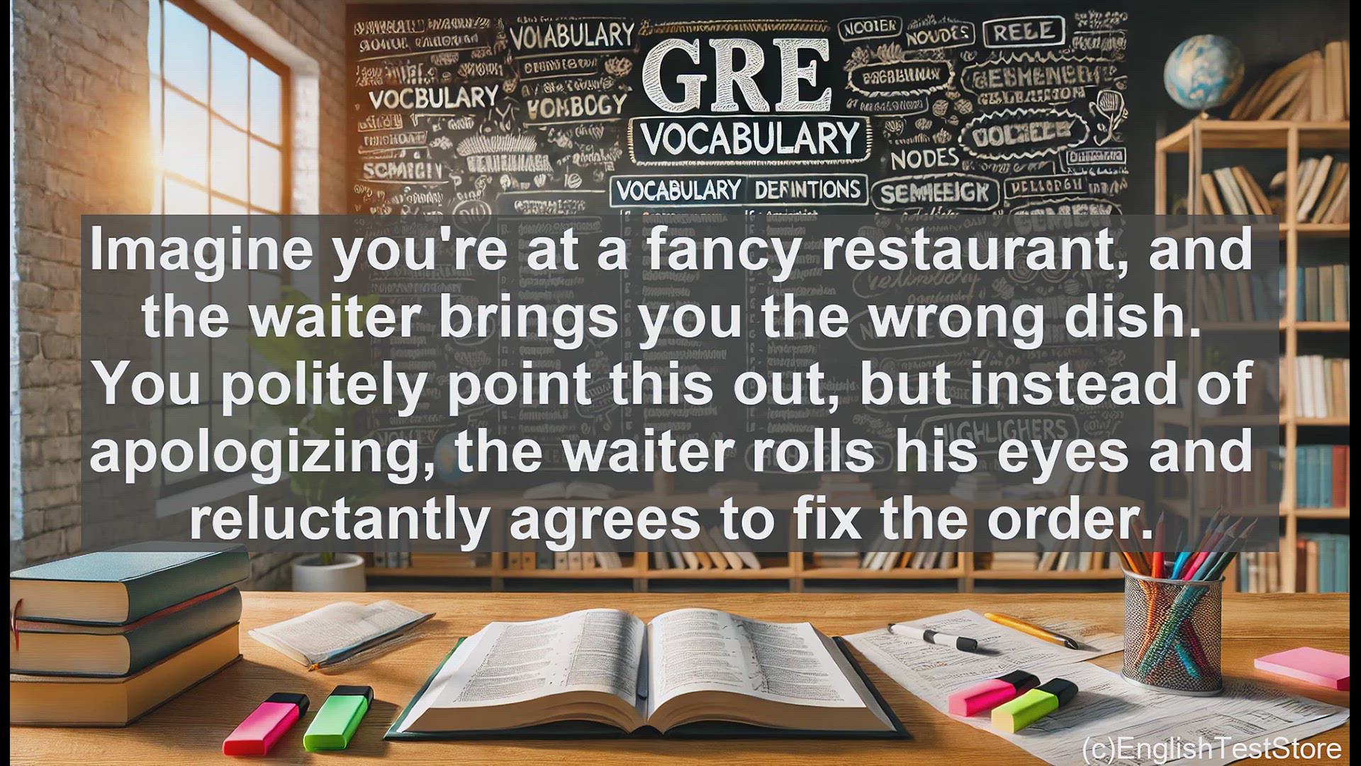 'Video thumbnail for GRE Vocabulary Lesson: Deigning to Understand - The Nuanced Meaning of a Powerful Verb'