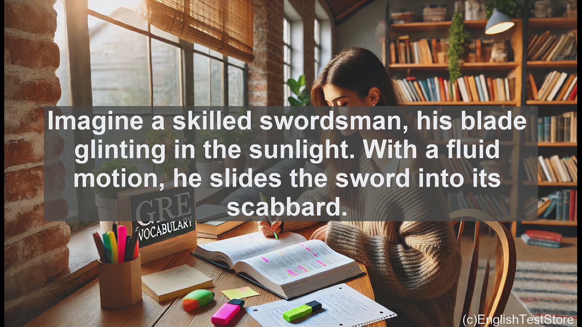 'Video thumbnail for GRE Vocabulary Lesson: The Art of Sheathing - Mastering the Precise Vocabulary'