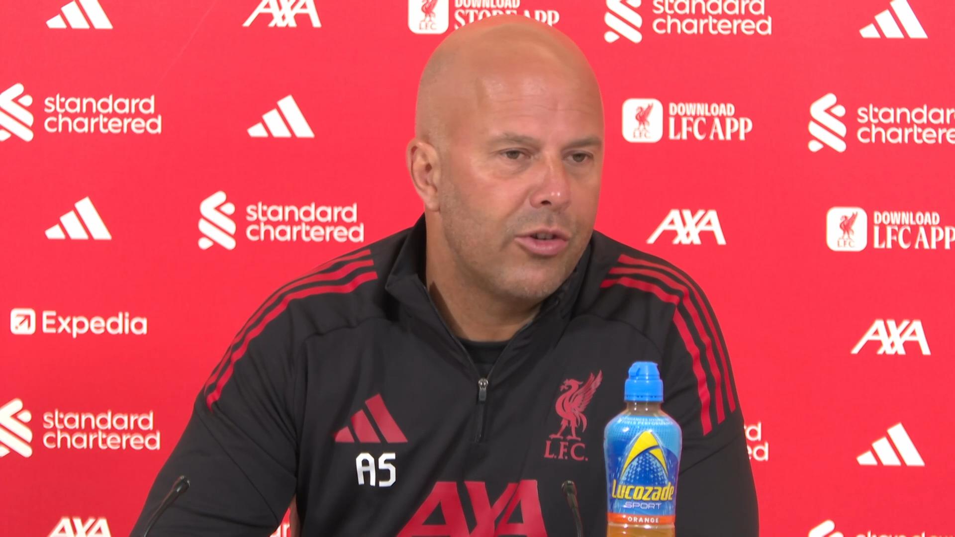 Video thumbnail for 'We have to be at our best' - Slot previews Liverpool v Man Utd