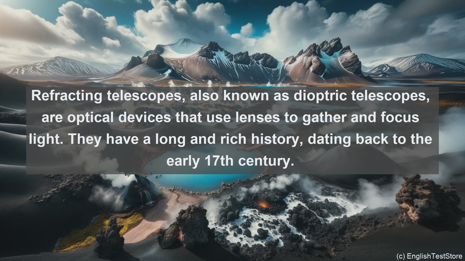 'Video thumbnail for Tebirefracting telescopes in science  definition and examples'