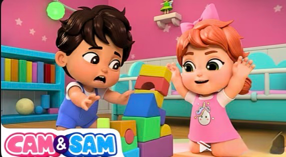 Video thumbnail for What Are You Doing Daddy and Mommy? 🐶🔧🎨 Learning Song for Kids and Nursery Rhymes | Cam & Sam