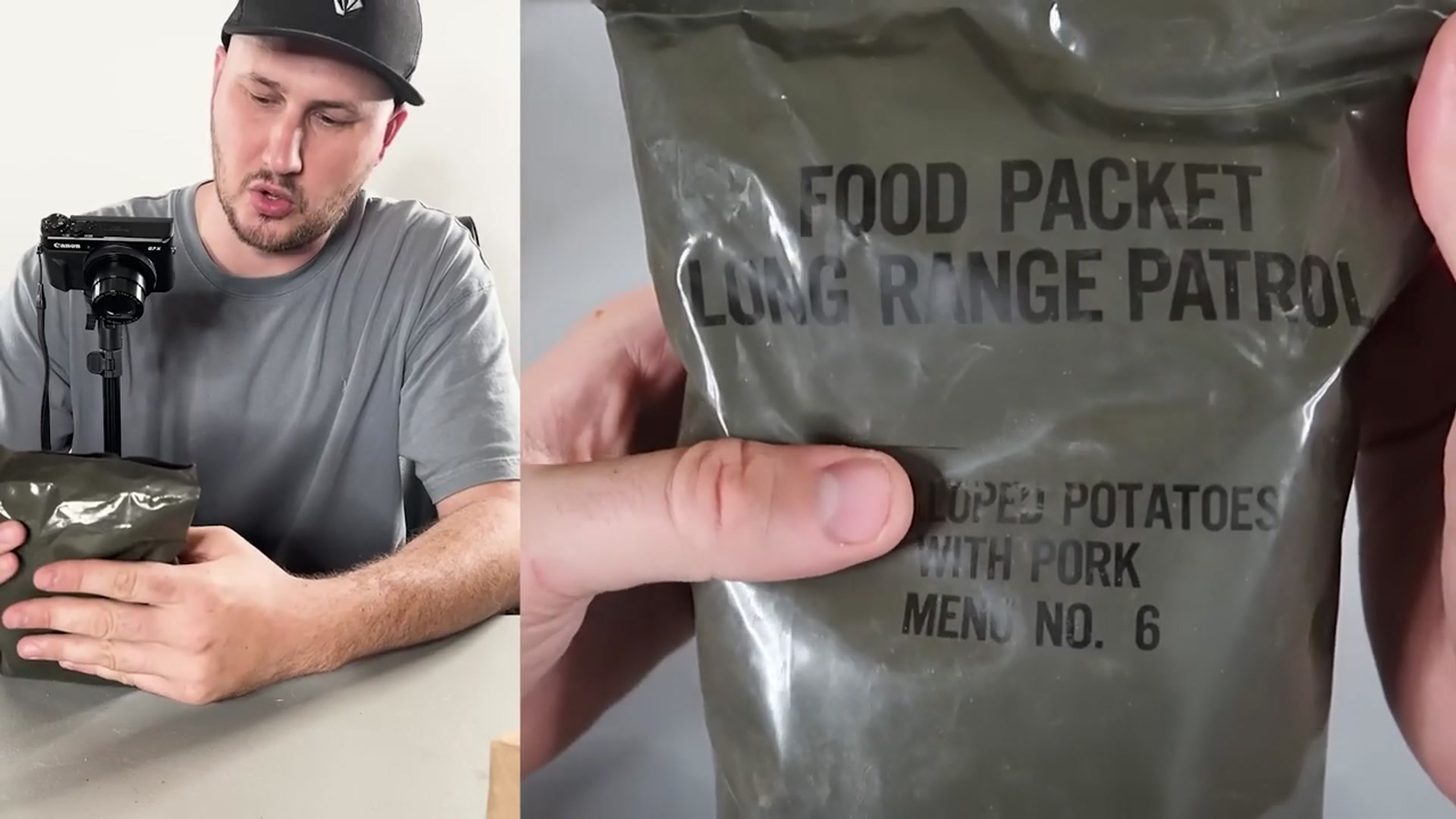 'Video thumbnail for Vintage Military MREs (Meal Ready to Eat) Unboxing'