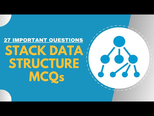 'Video thumbnail for Stack MCQs from Data Structure | Top 25 Stack from Data Structure Questions and Answers | Javatpoint'