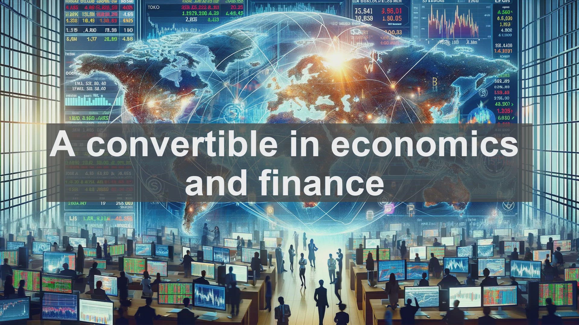 Video thumbnail for A convertible in economics and finance